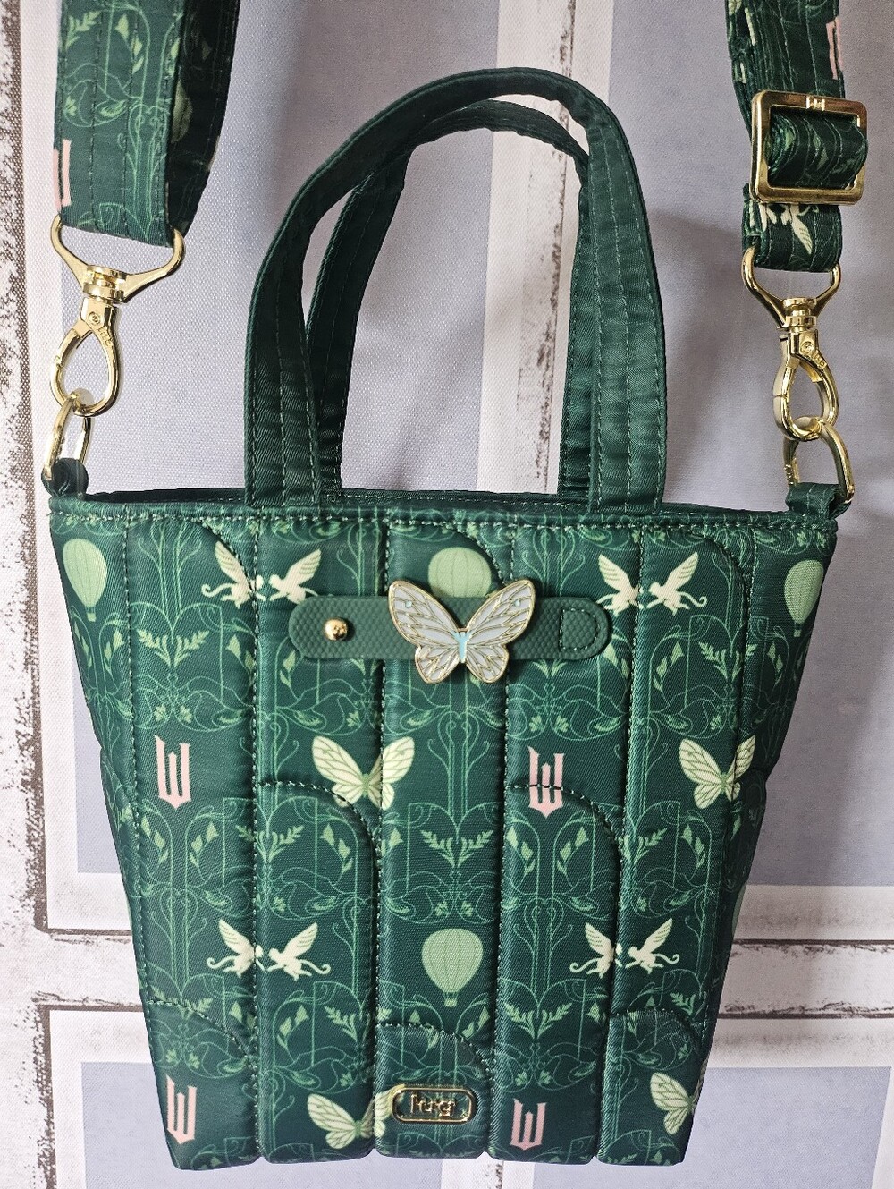 $90 Retail Lug Wicked Tip Toe Crossbody NWOT & Butterfly Blue Charm